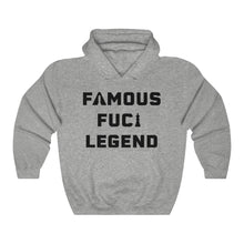 Famous F*cking Legend Unisex Heavy Blend™ Hooded Sweatshirt (black letters)