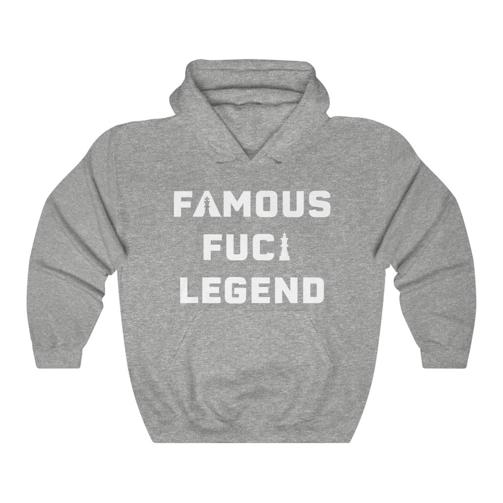 Famous F*cking Legend Unisex Heavy Blend™ Hooded Sweatshirt (white letters)
