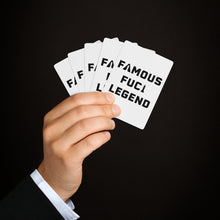 Famous F*cking Legend Poker Cards