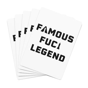 Famous F*cking Legend Poker Cards