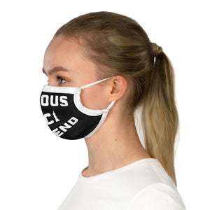 Euro Version, Unisex Cotton Black Face Mask -- Famous F*cking Legend