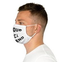 Euro Version, Unisex Cotton White Face Mask -- Famous F*cking Legend
